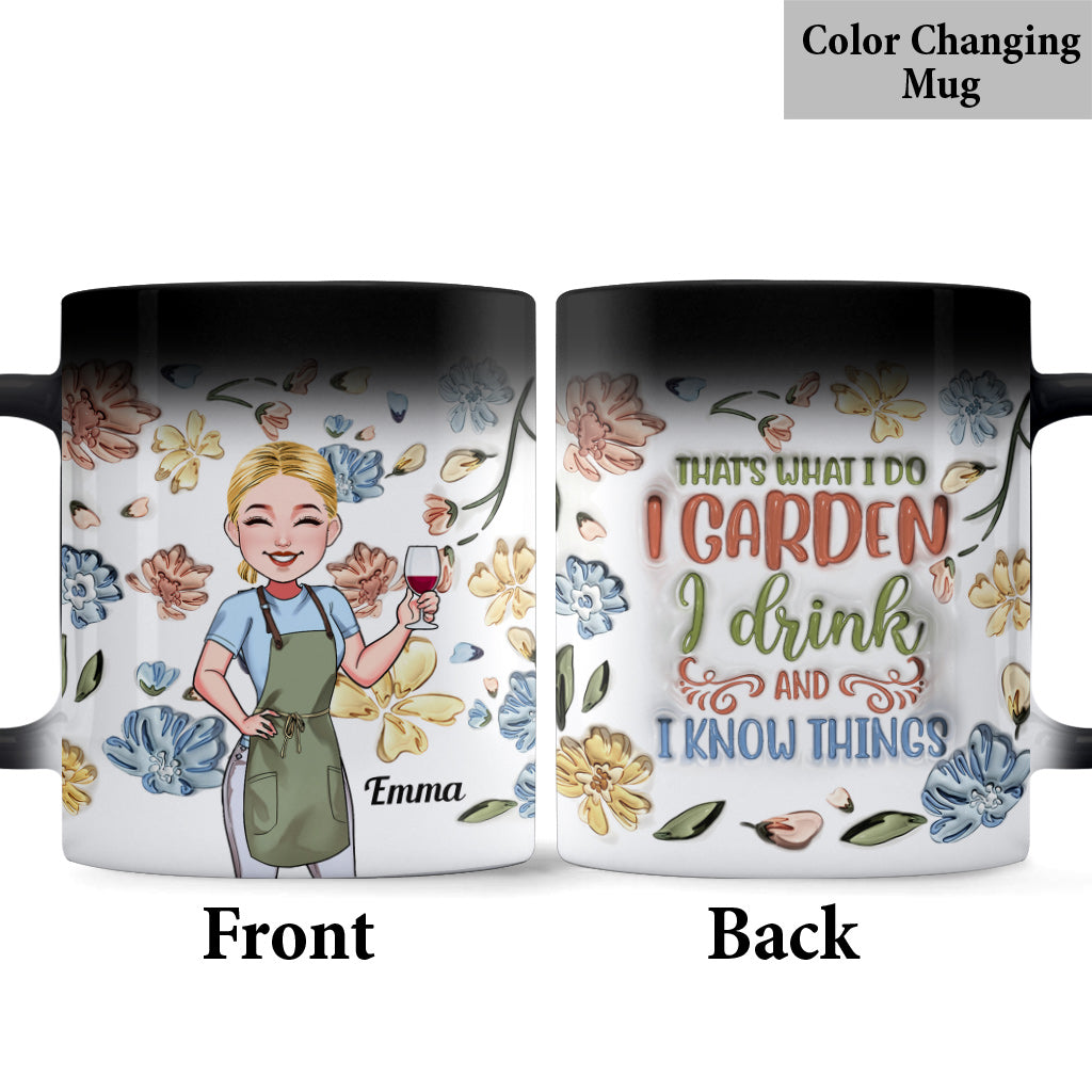 Into The Garden I Go - Personalized Gardening Mug