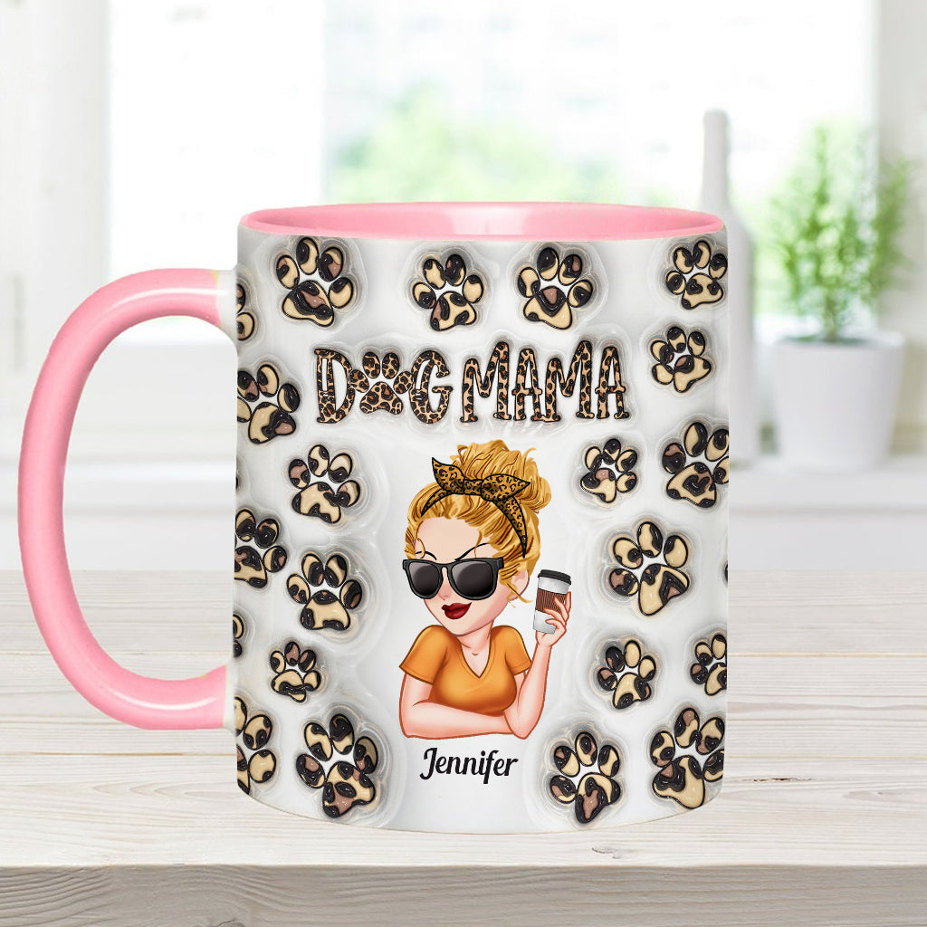 Baby Highland Cow Western Style - Personalisierte Tasse mit Hundemotiv