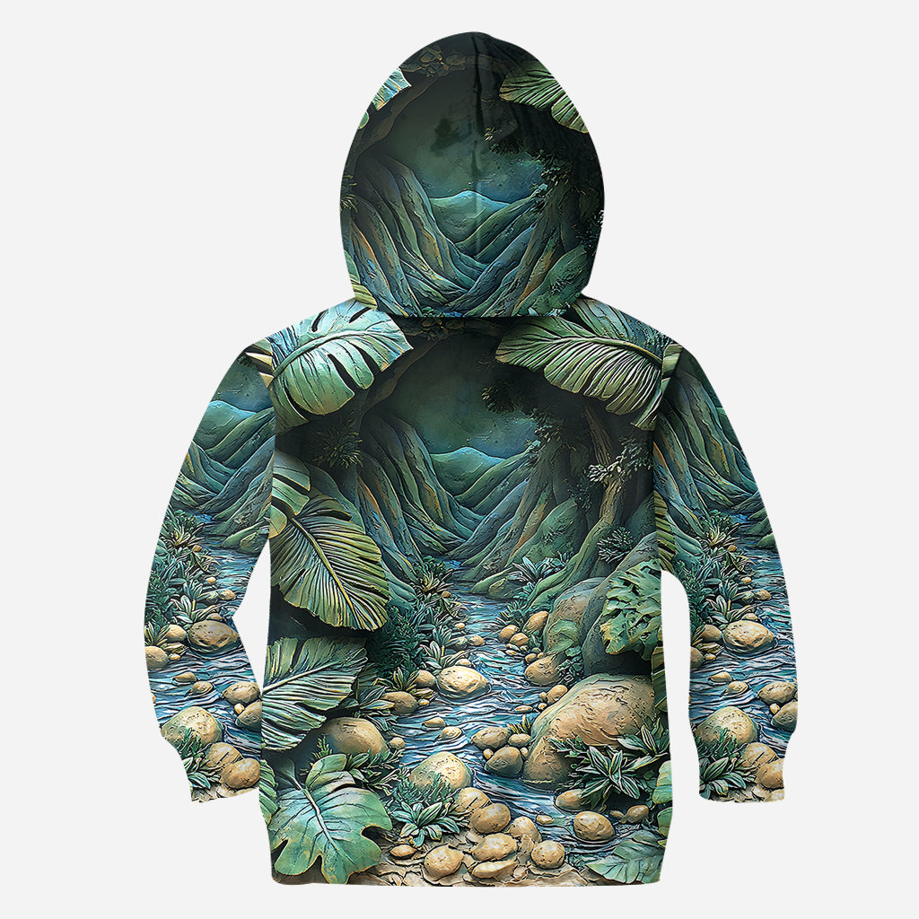 Dinosaur Letter - Personalized Kid All Over Shirt