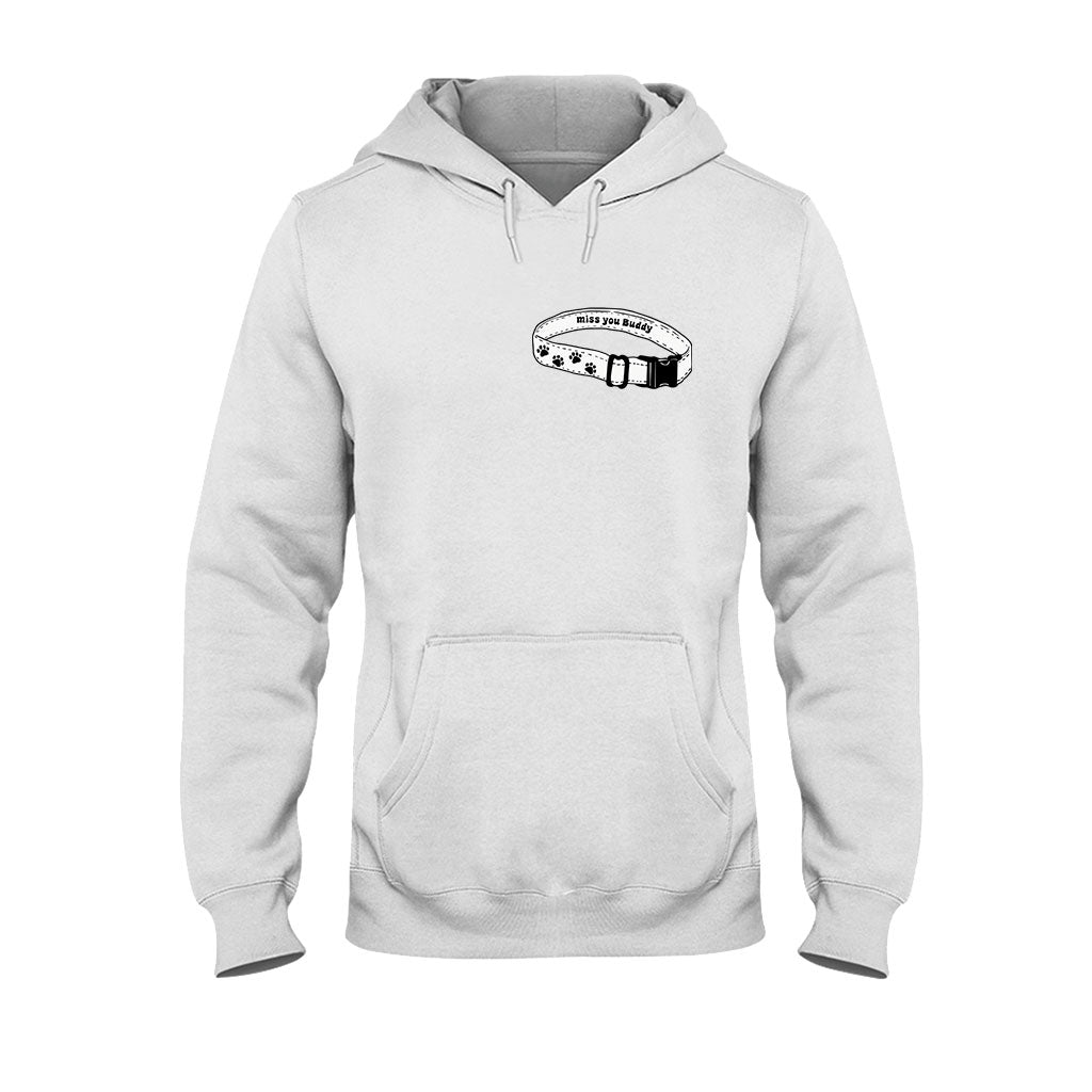 Collier « Tu me manques » - T-shirt et sweat à capuche personnalisés pour chien