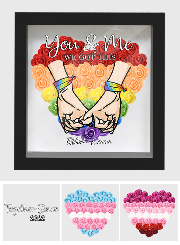 On s'en occupe - Boîte à fleurs personnalisée pour le soutien LGBT