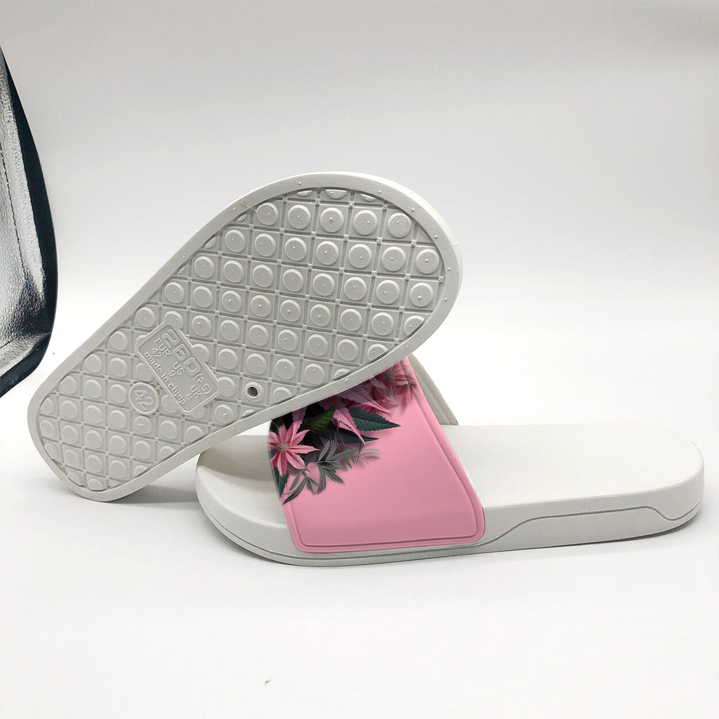 Joli petit fumeur de joints - Sandales à enfiler personnalisées pour les amoureux du cannabis