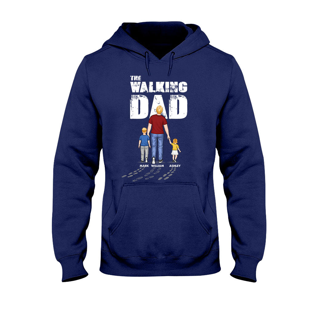 The Walking Dad - Personalized Father T-shirt And Hoodie