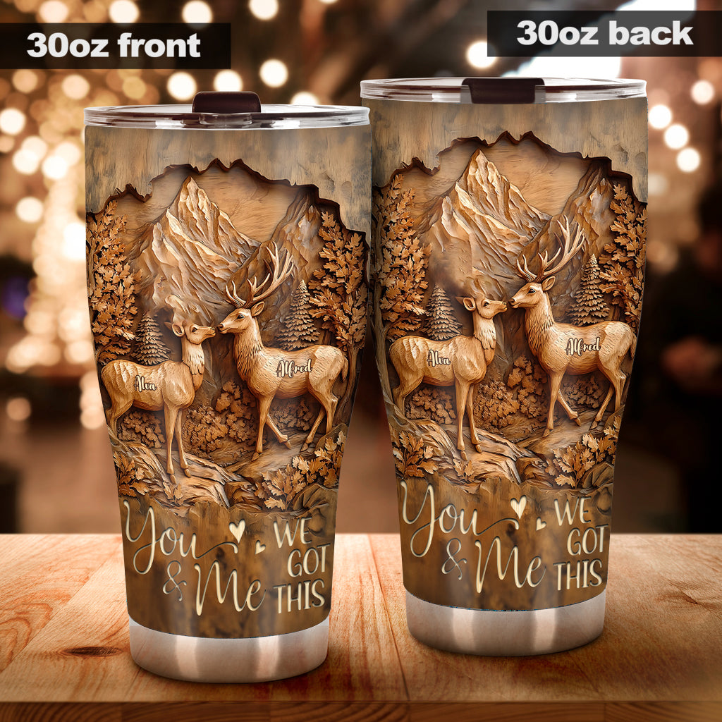 We Got This - Personalized Couple Tumbler