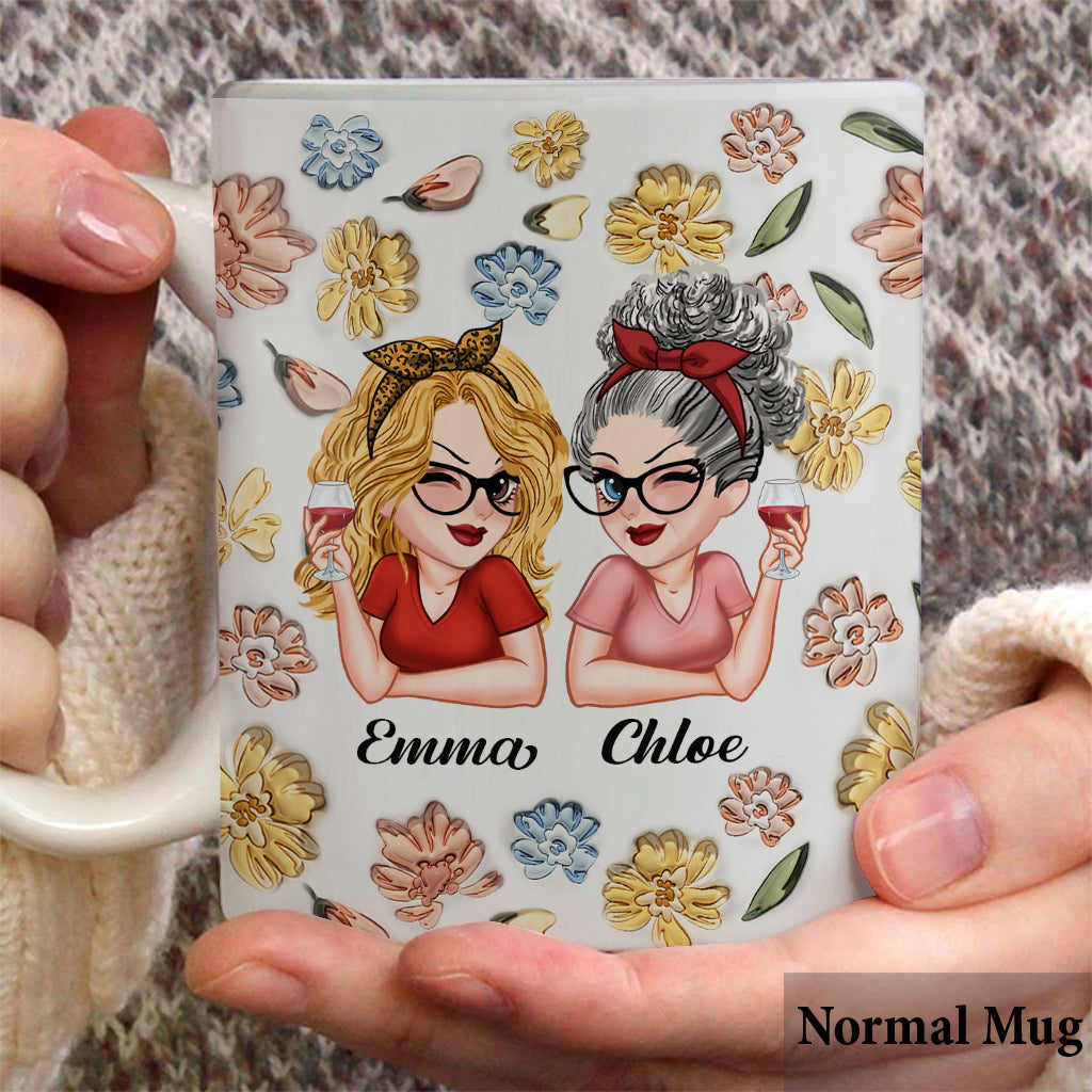 First My Mother Forever My Friend - Personalized Mother Mug