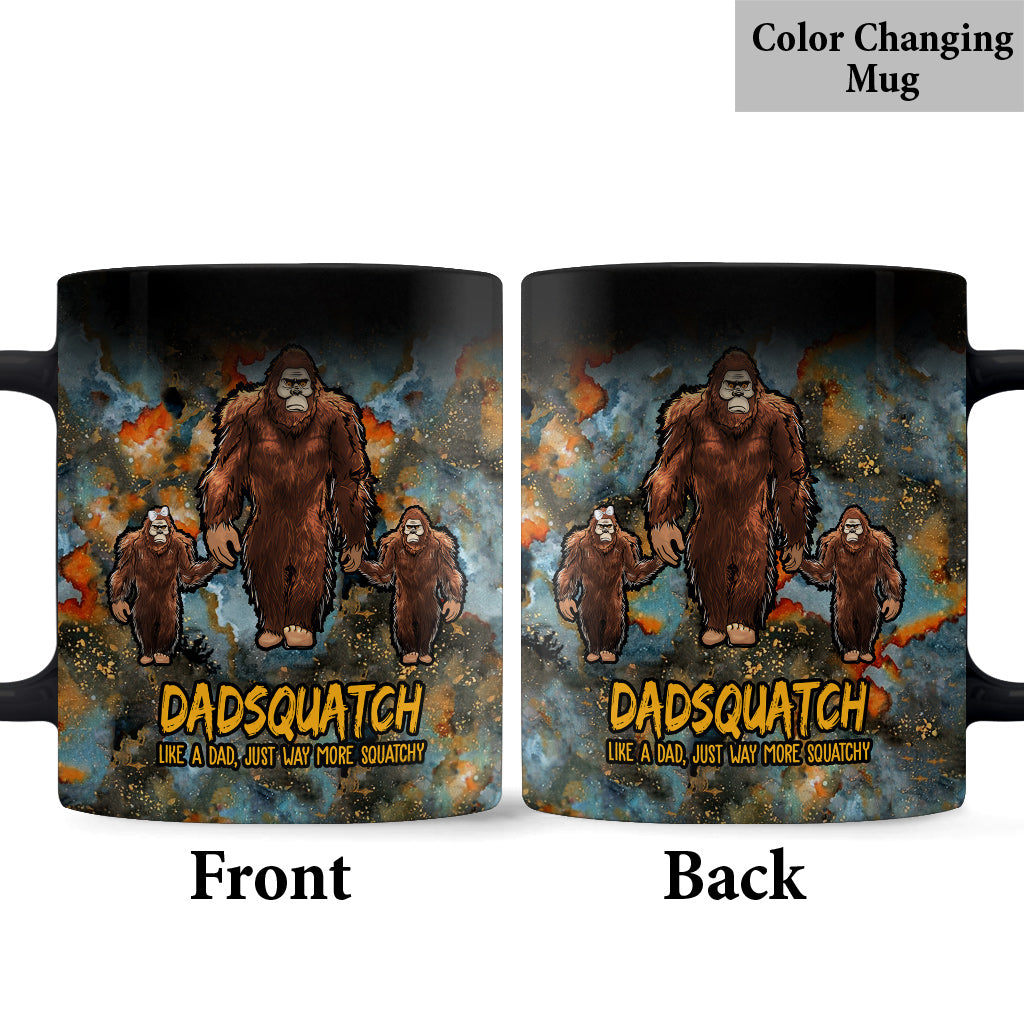 Dadsquatch More Squatchy - Personalized Father Mug