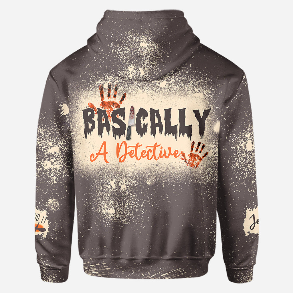 Basically A Detective - Personalized All Over Shirt