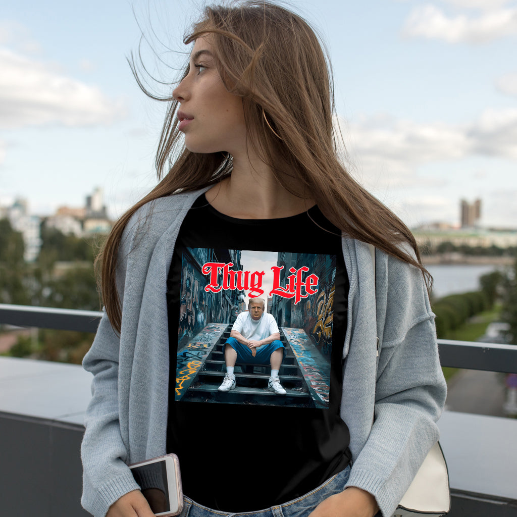 Thug Life Präsidenten-T-Shirt | Wahlkampf-Shirts | Präsidenten-Shirt | Unabhängigkeitstags-Shirt | USA Trump-Shirt