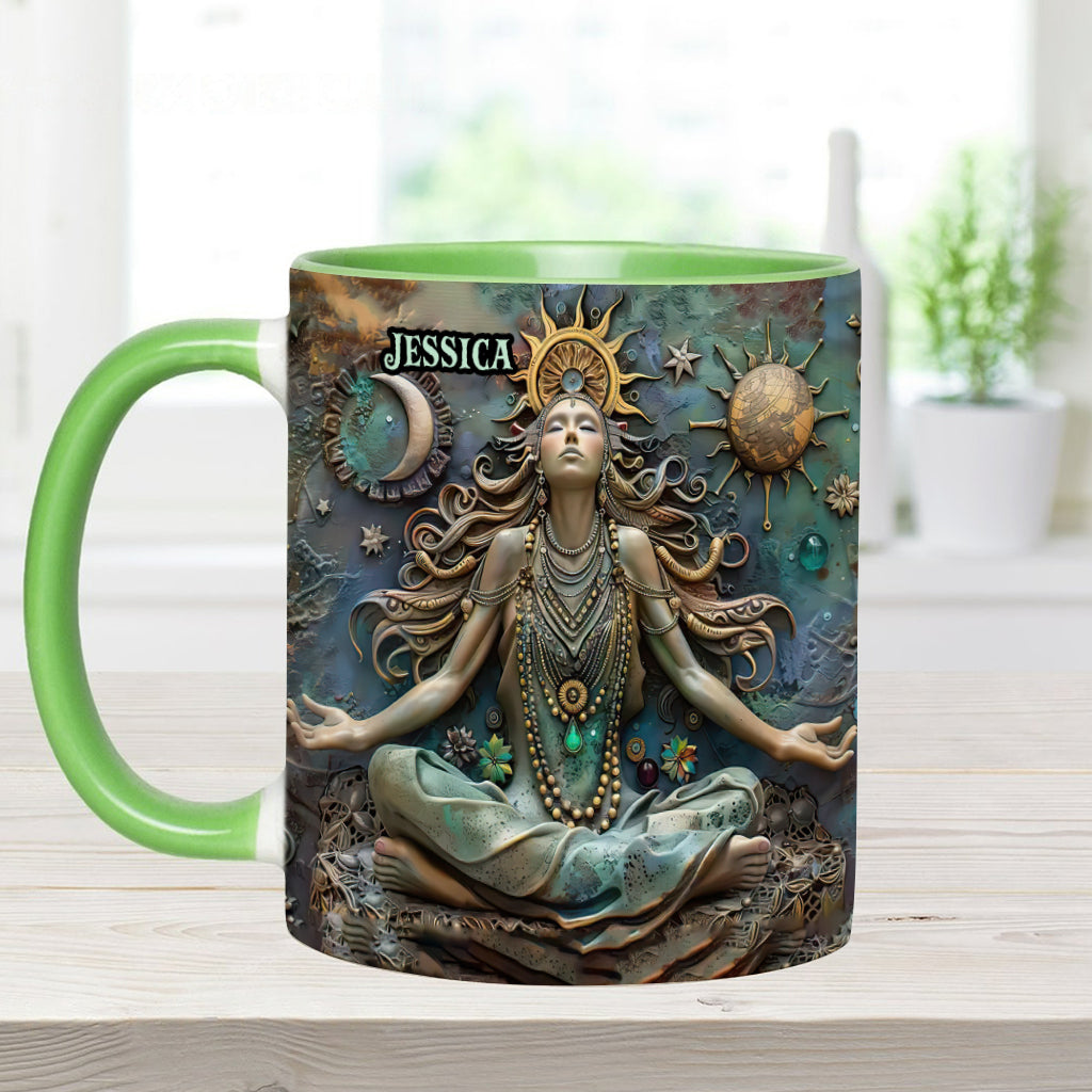 Lose Your Mind Find Your Soul - Personalized Yoga Accent Mug