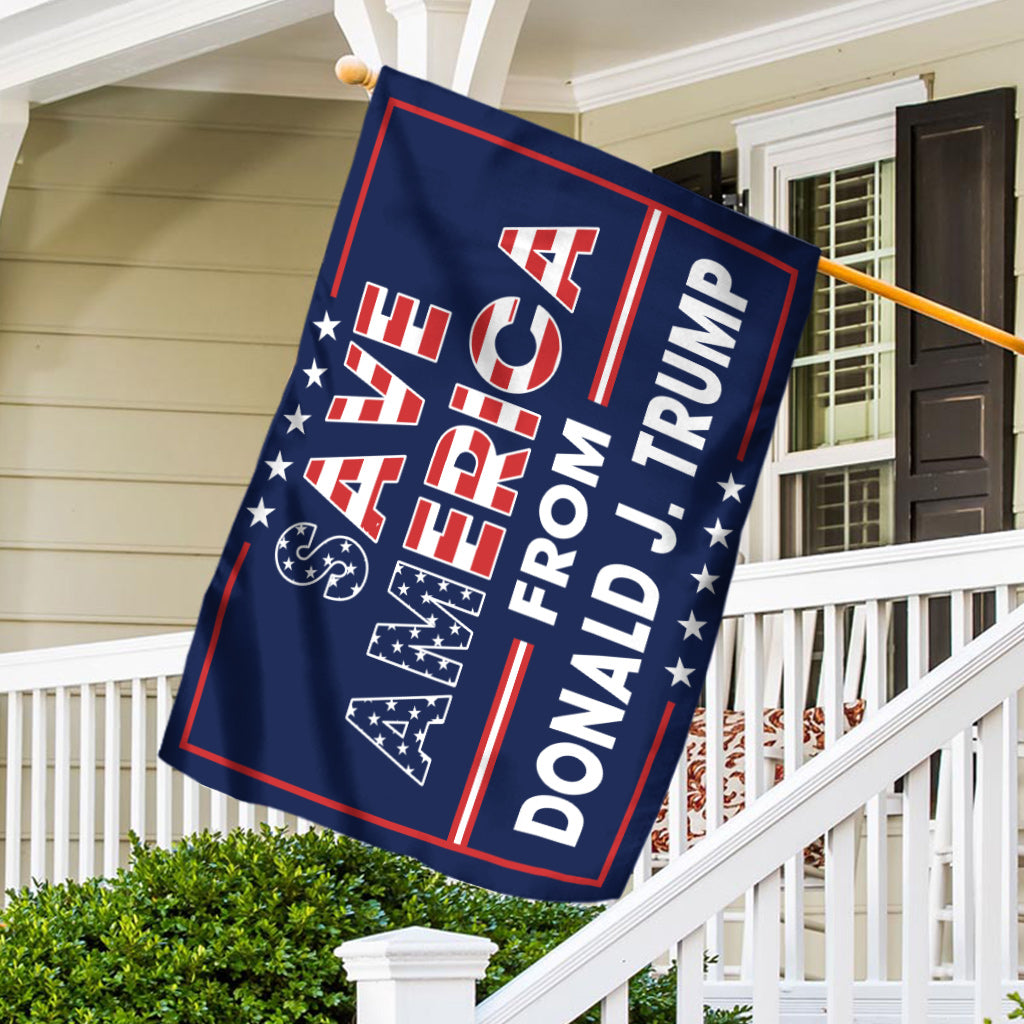 Save The Country - Anti Trump House Flag