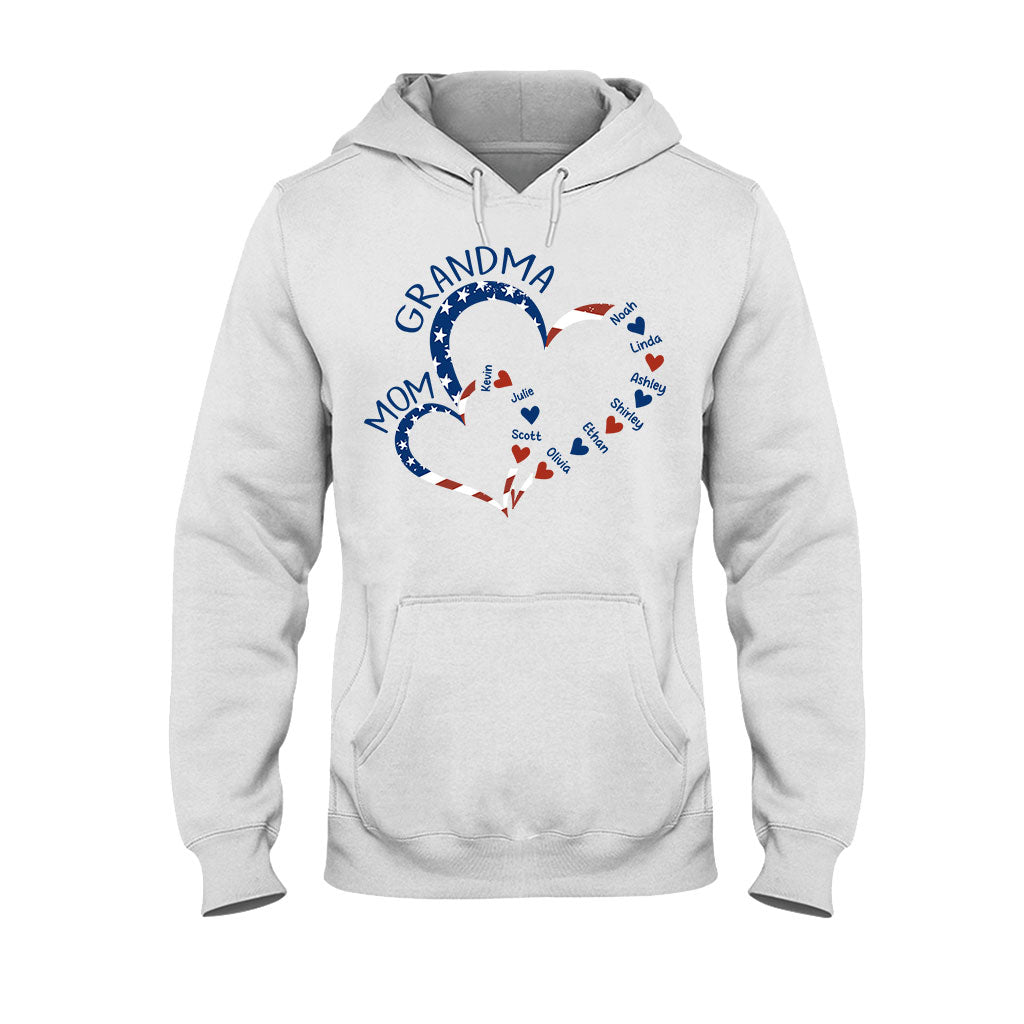 D'abord maman, maintenant grand-mère - T-shirt et sweat à capuche personnalisés pour grand-mère
