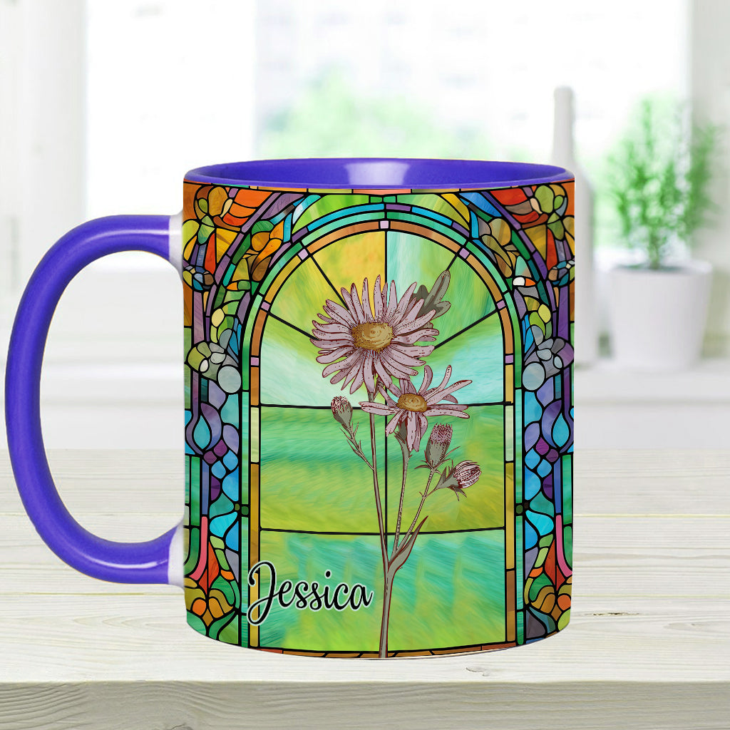 Soyez votre propre fleur de naissance magnifique - Mug personnalisé