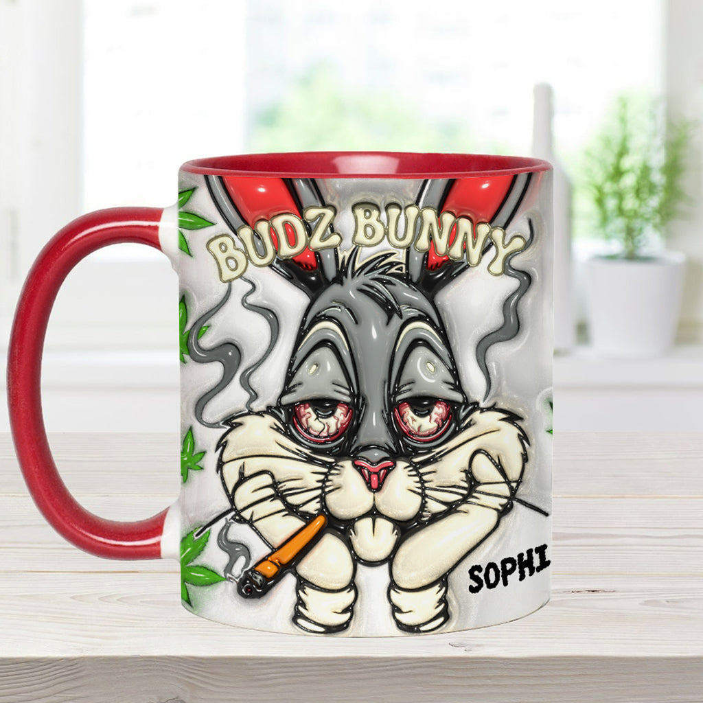 Dope Bunny – Personalisierter Becher mit Weed-Akzent