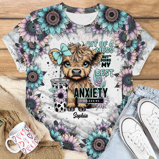 Un peu en désordre, mais je fais de mon mieux - T-shirt entièrement personnalisé