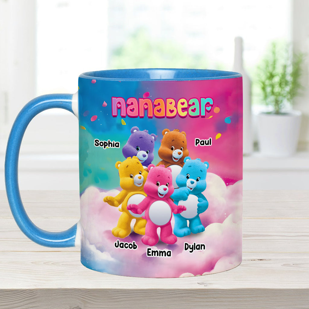 Nanabear - Personalized Grandma Accent Mug