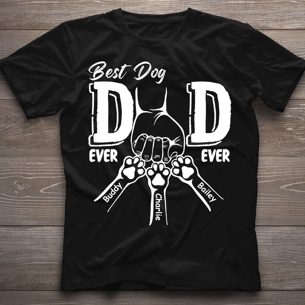 Meilleur papa de chien au monde - T-shirt et sweat à capuche personnalisés pour chien