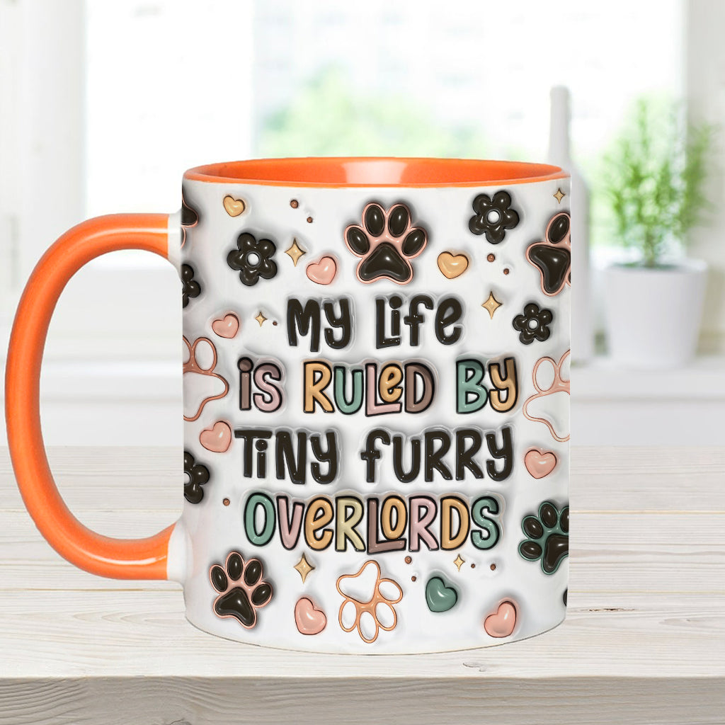 Tiny Furry Overlords - Personalized Cat Accent Mug