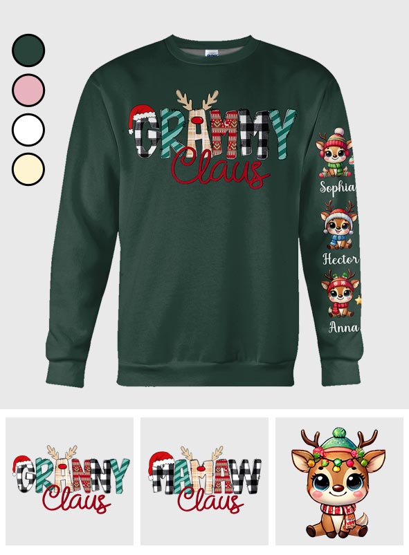 Grammy Claus - Personalisiertes Oma-Shirt