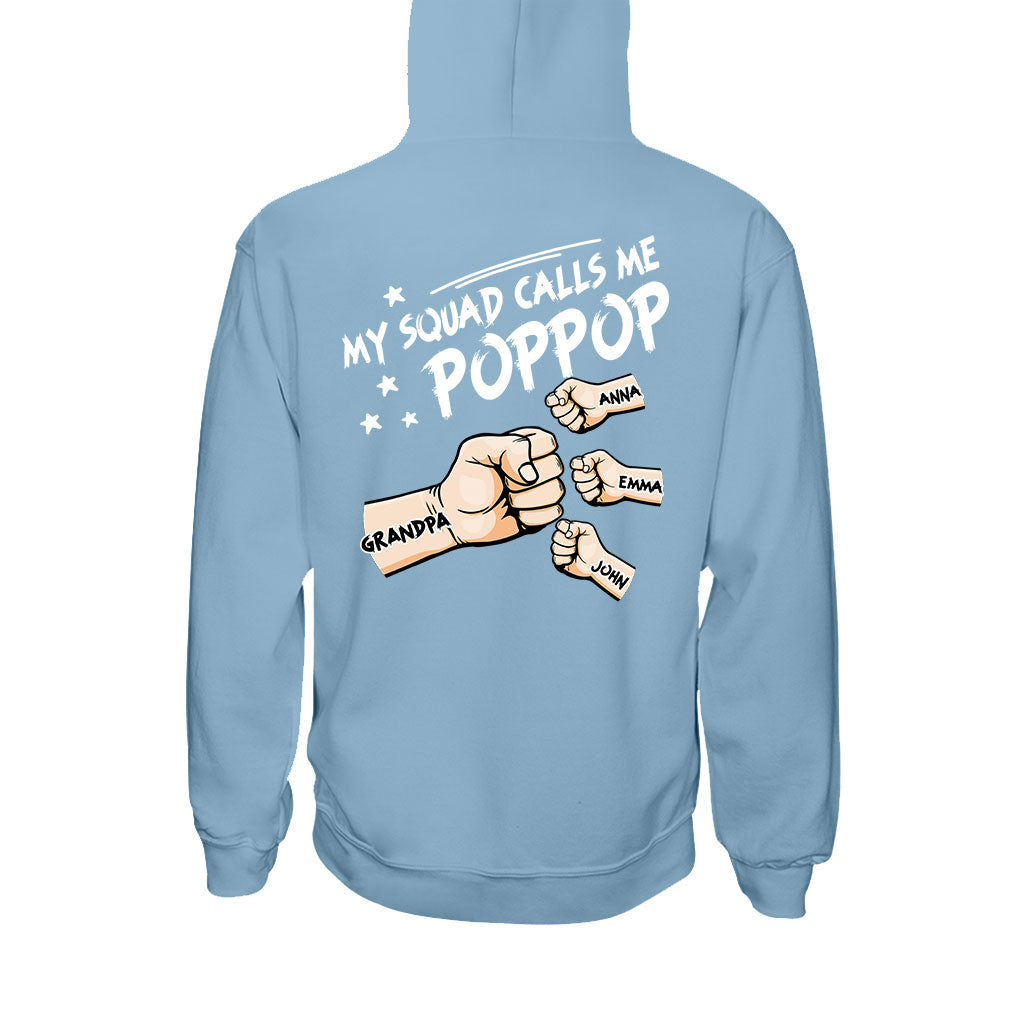 My Squad Calls Me Poppop - Personalized Grandpa T-shirt and Hoodie