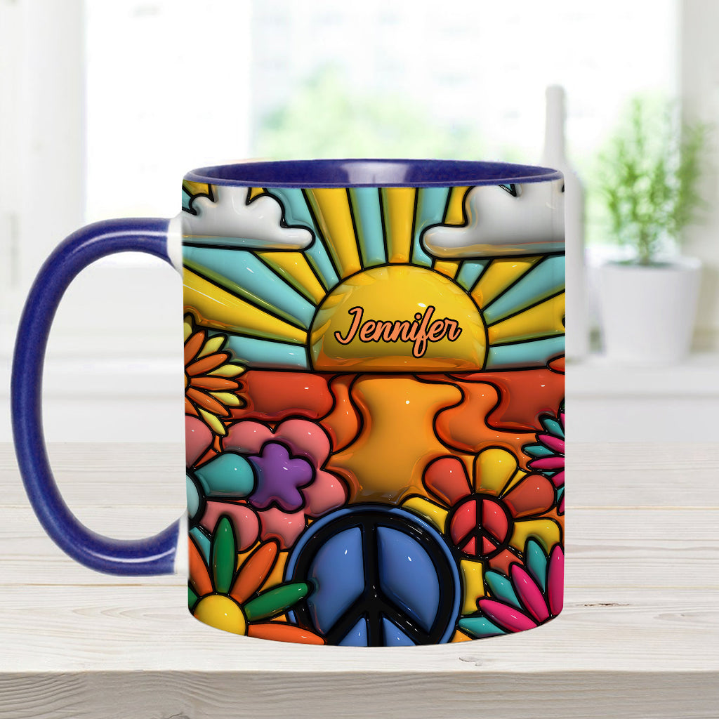Hippie Soul - Personalized Hippie Accent Mug