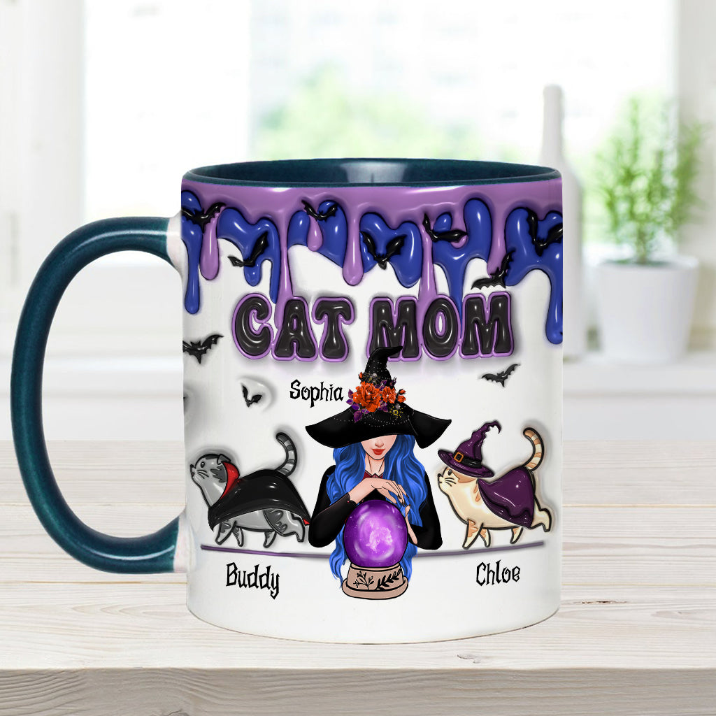 Cat Mom - Personalized Cat Accent Mug