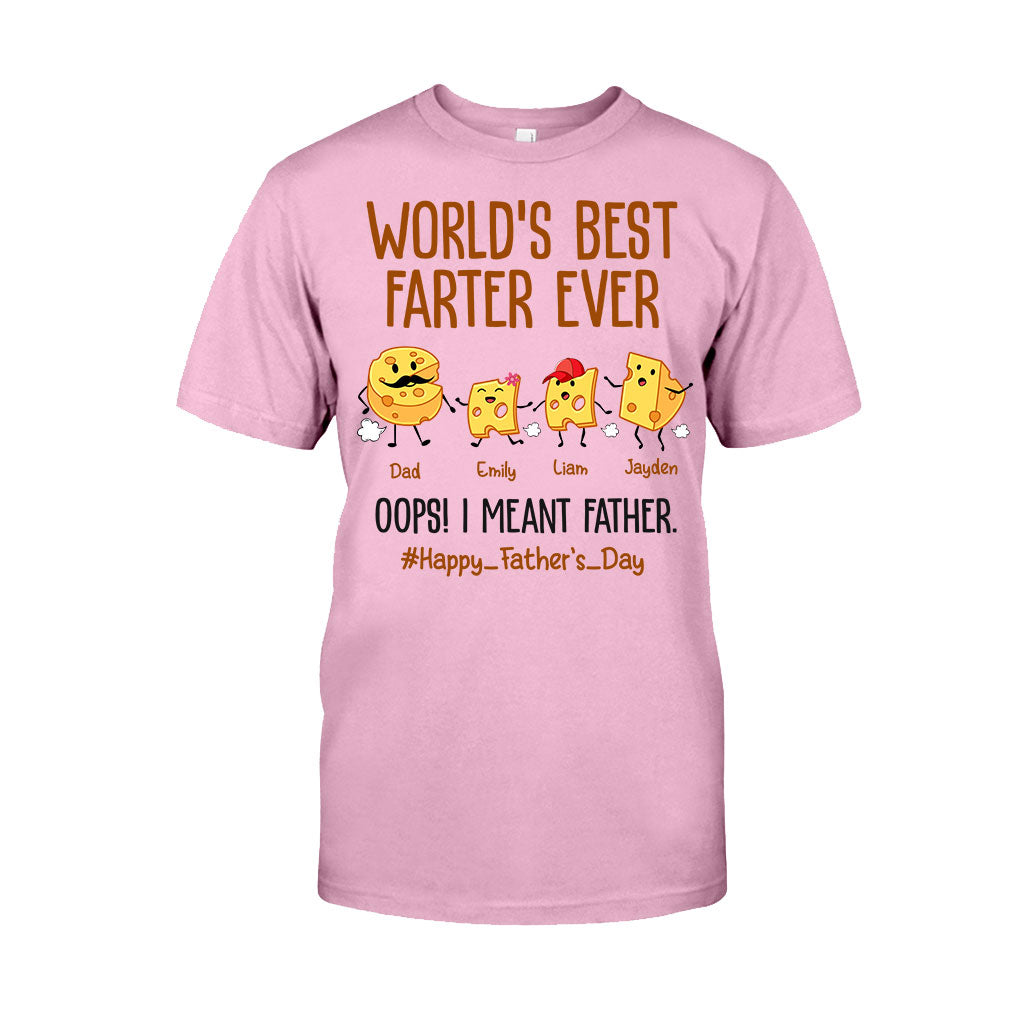 World's Best Farter Funny Cheese - Personalized Father T-shirt And Hoodie
