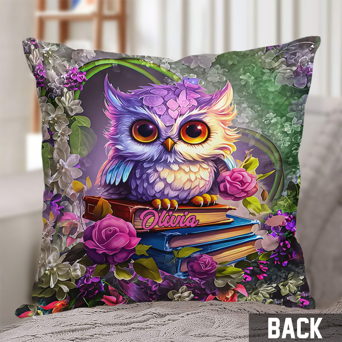 Just One More Chapter - Personalized Book Throw Pillow