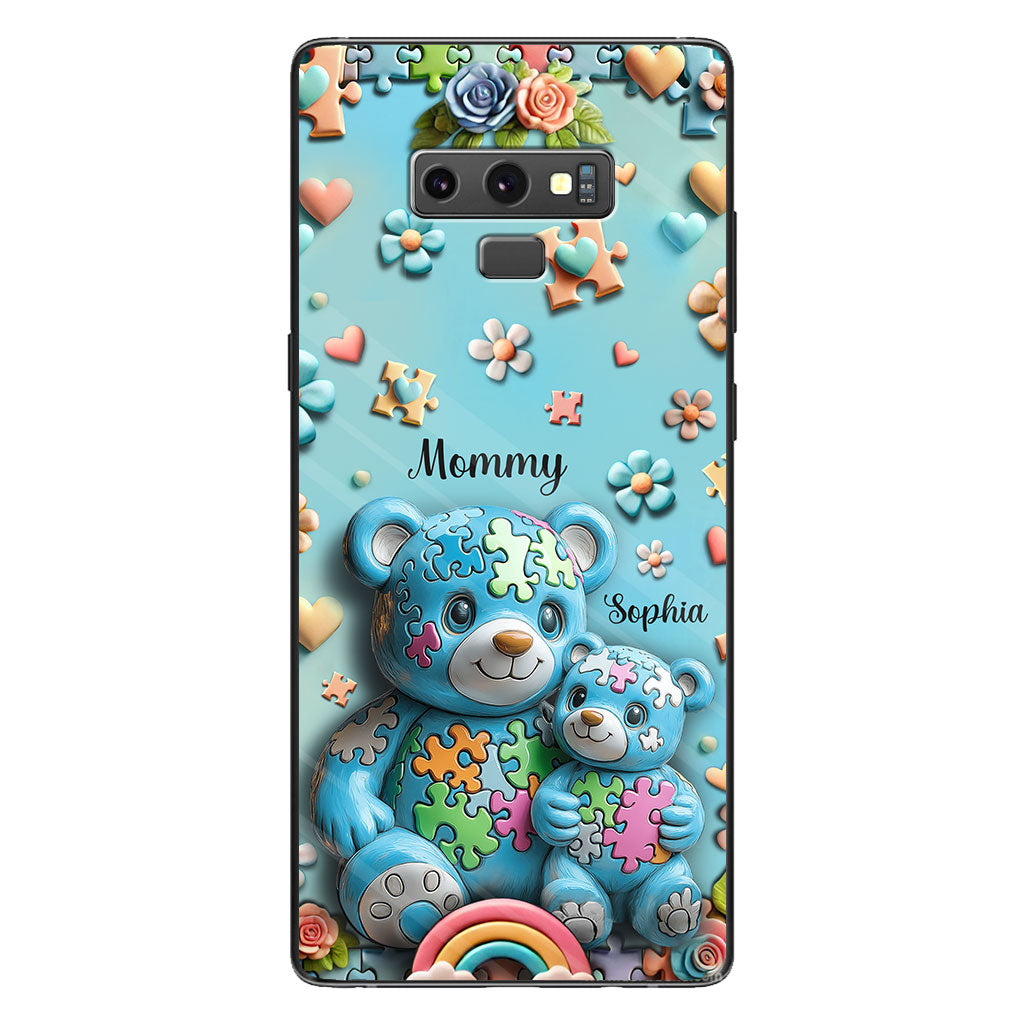 Mama Bear - Personalized Autism Awareness Phone Case