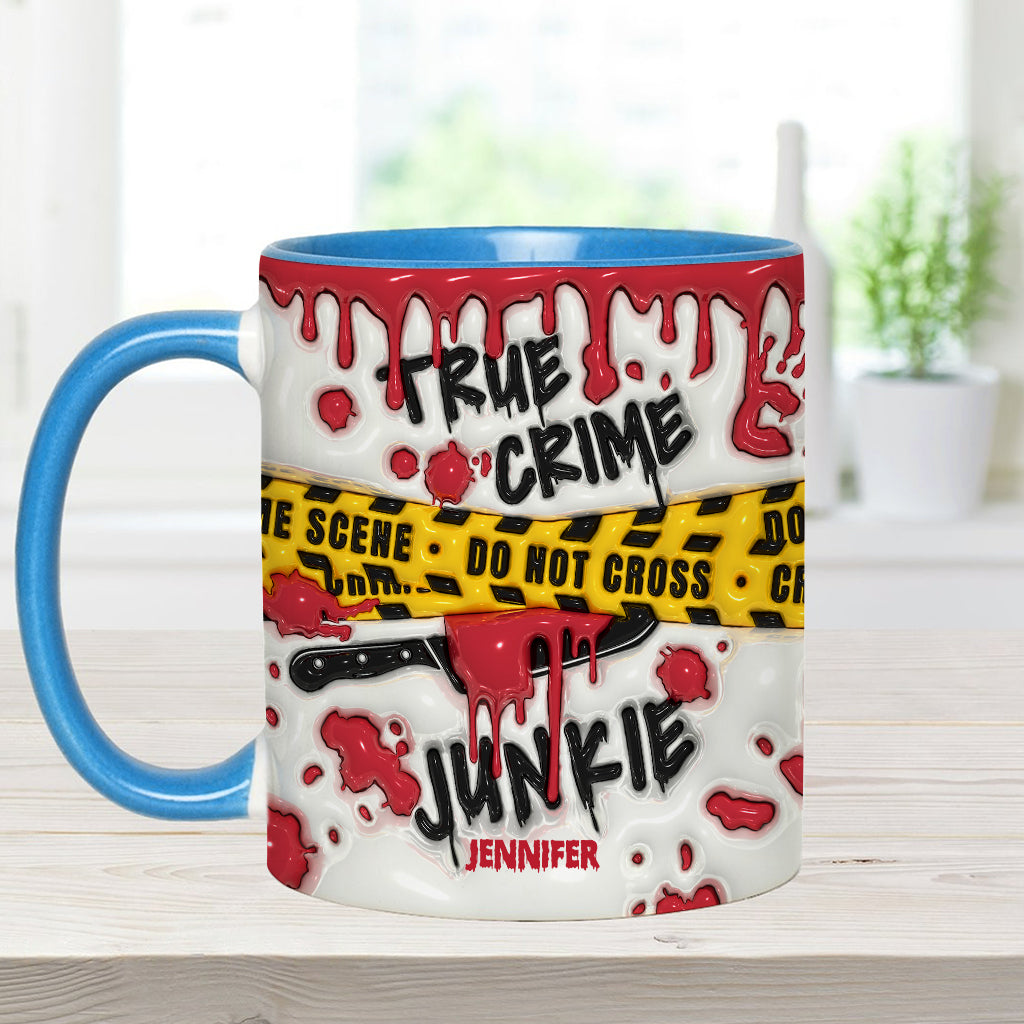 Do Not Cross - Personalized Accent Mug