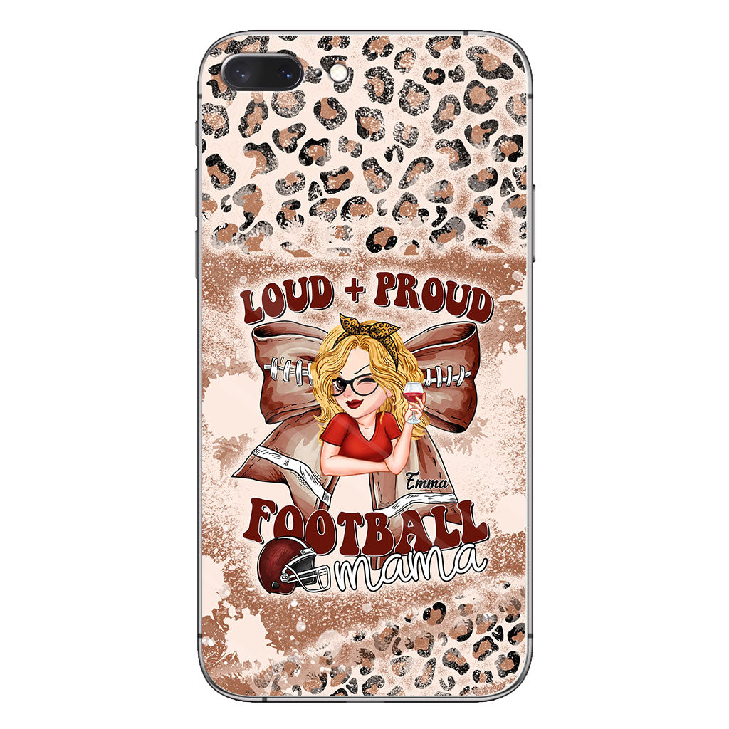 Coque de téléphone transparente personnalisée « Football Loud Proud » (Tous titres)