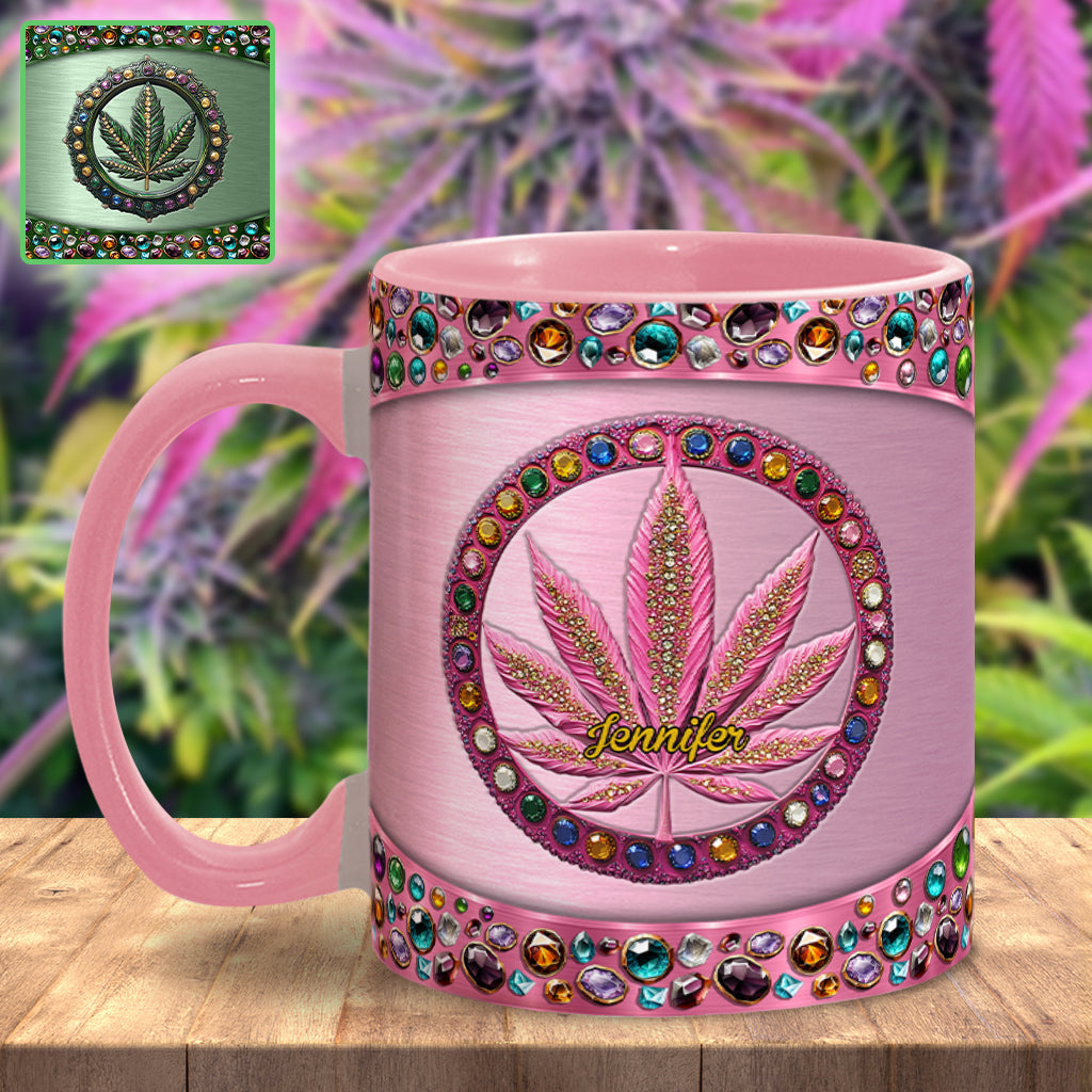 Stoner Chick - Personalized Weed Accent Mug