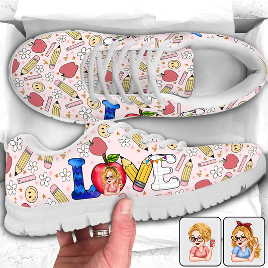 Liebe zum Unterrichten – Personalisierte Lehrer-Sneaker