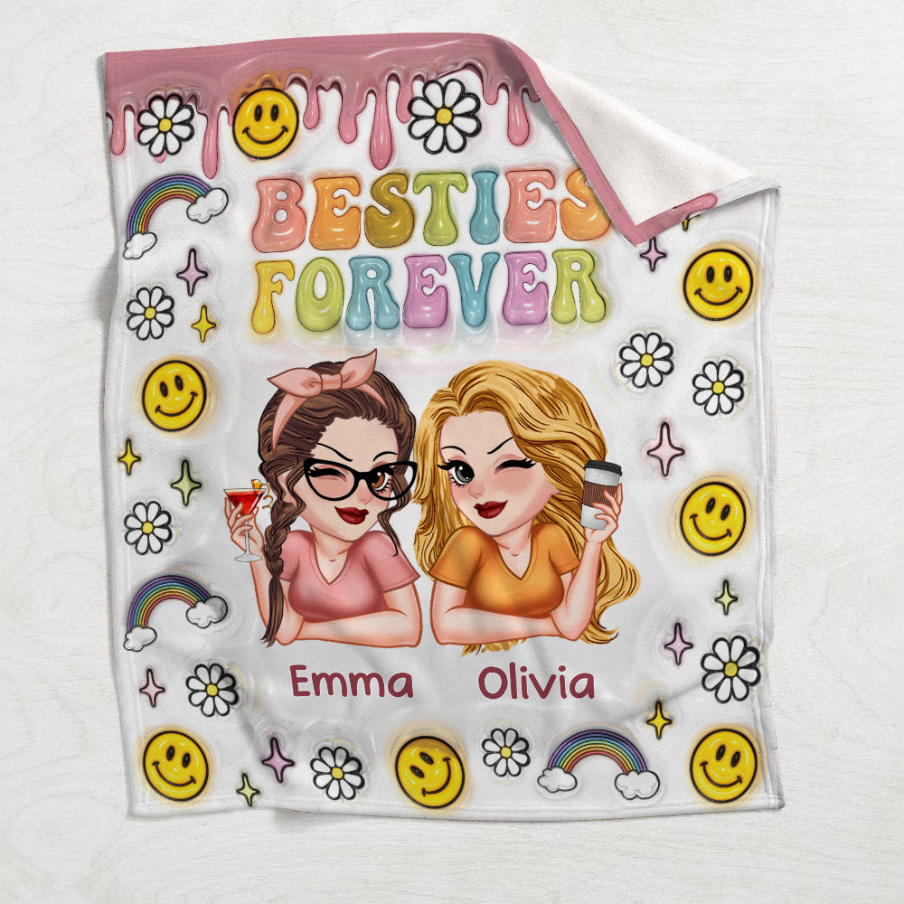 Meilleures amies pour toujours - Couverture personnalisée pour meilleures amies