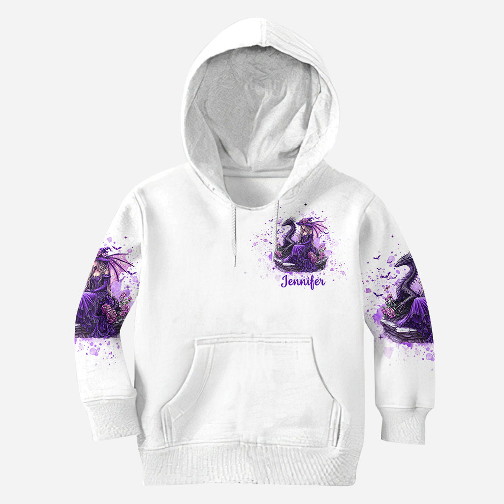 Soul Of A Witch Heart Of A Dragon - Personalized Witch All Over Shirt