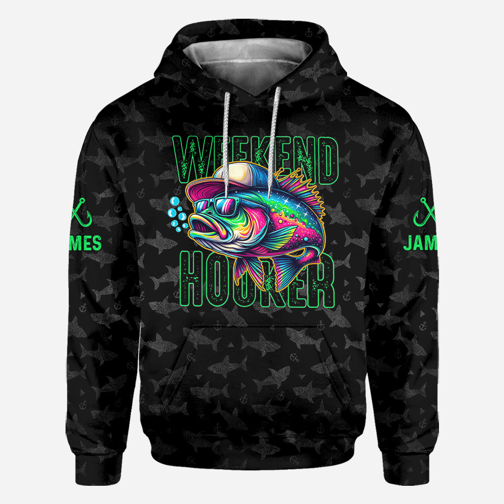 Weekend Hooker - Personalized Fishing All Over Shirt