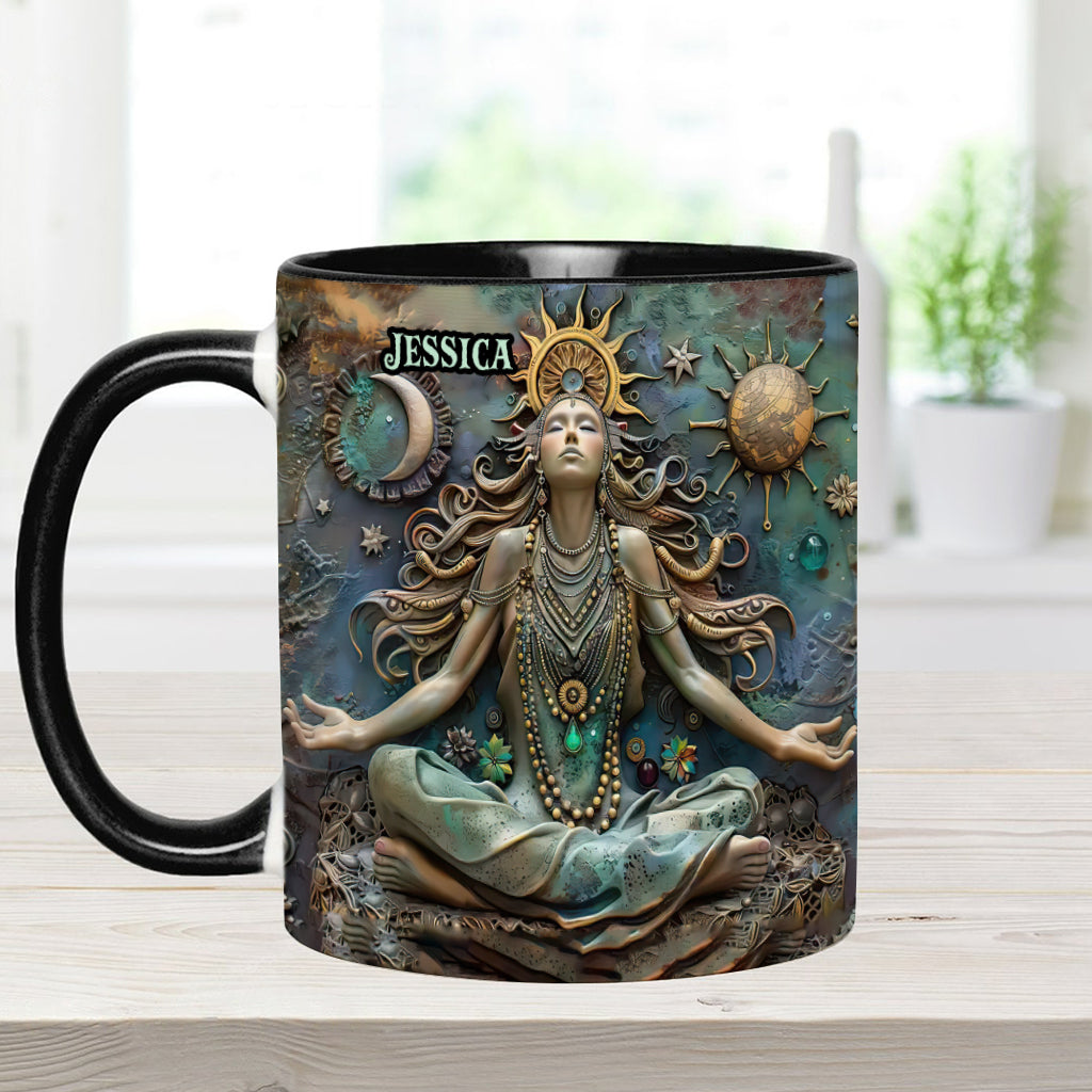 Lose Your Mind Find Your Soul - Personalized Yoga Accent Mug