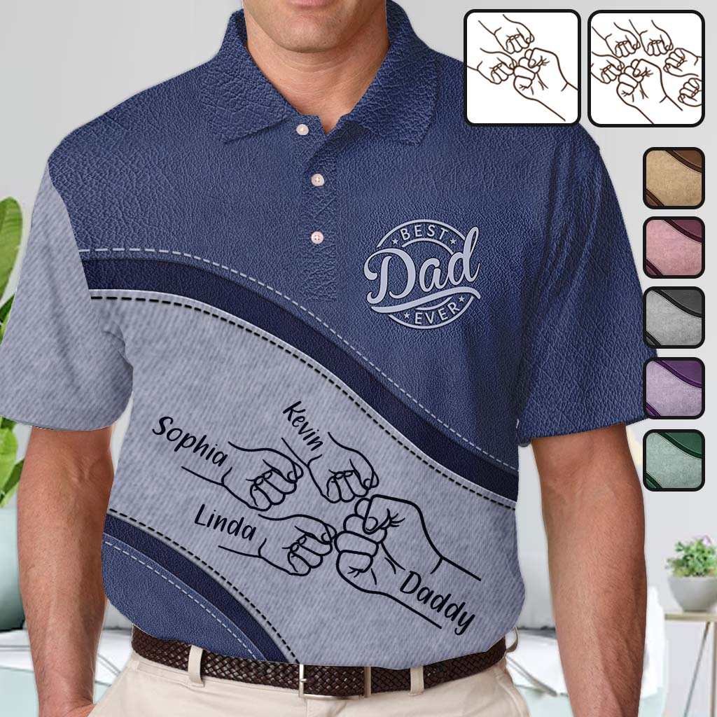 Best Dad Ever - Personalized Father Polo Shirt