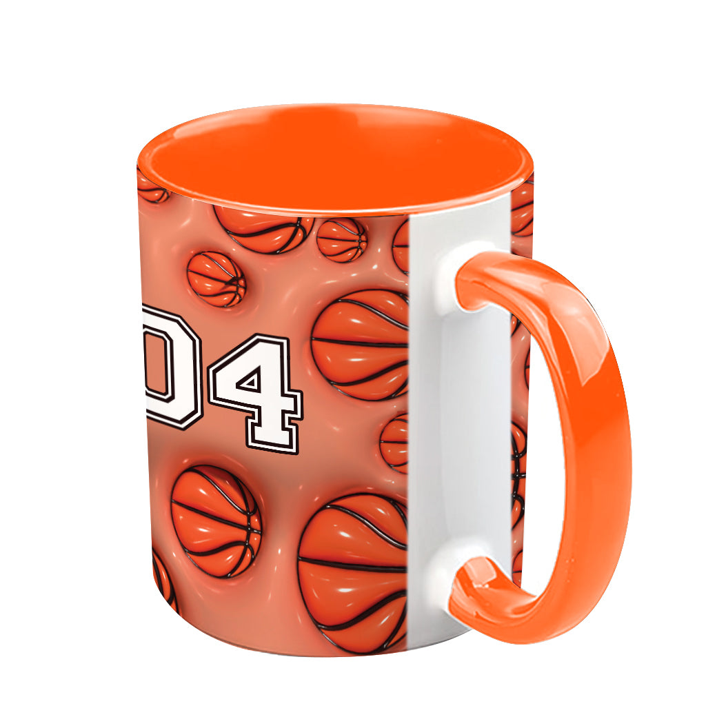Basketball Lovers - Personalized Basketball Accent Mug