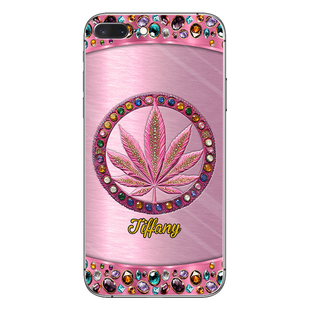 Stoner Chick - Personalized Weed Clear Phone Case