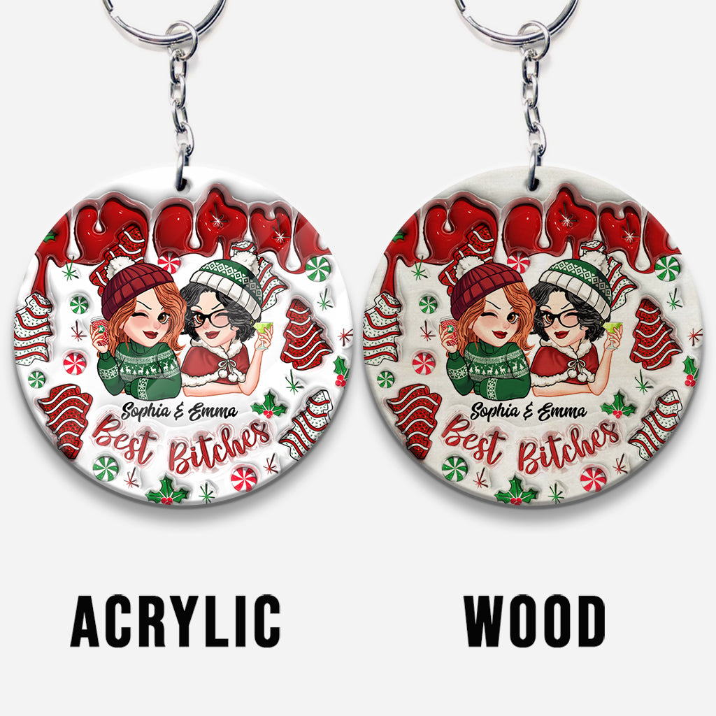 Best Bitches - Personalized Bestie Keychain