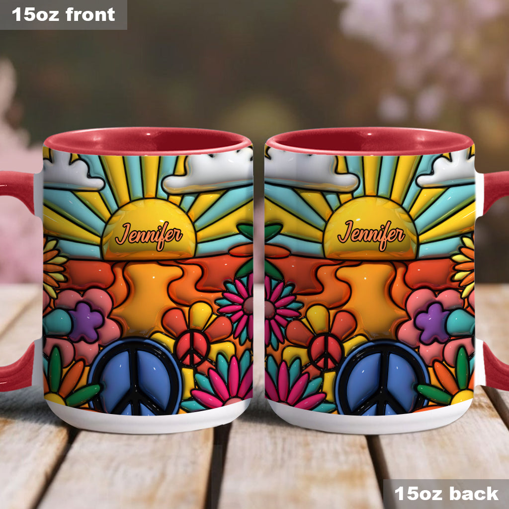 Hippie Soul - Personalized Hippie Accent Mug