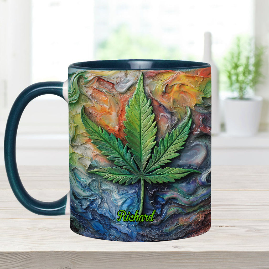 Let's Get Light - Mug personnalisé avec une touche cannabis