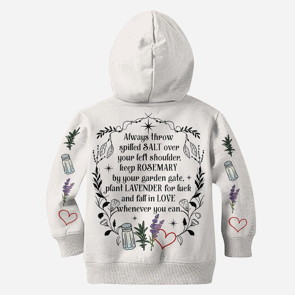 Practical Magic Salt Rosemary Lavender Love - Personalized Witch All Over Shirt