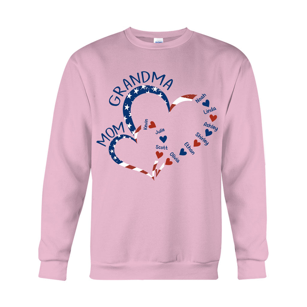 D'abord maman, maintenant grand-mère - T-shirt et sweat à capuche personnalisés pour grand-mère