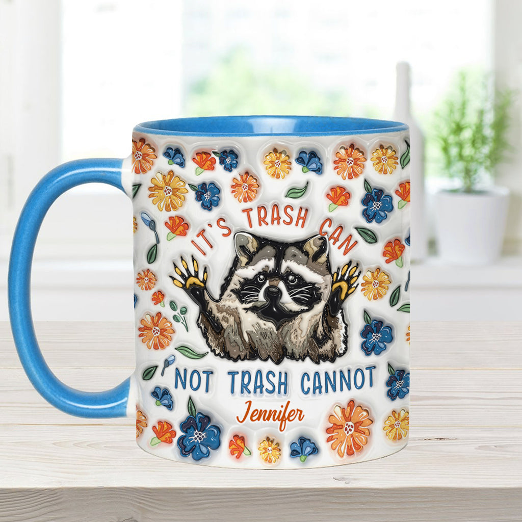 Funny Motivation Raccoon - Personalized Raccoon Accent Mug