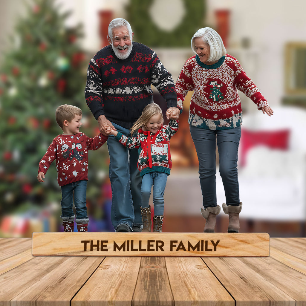 Custom Any Photo Plauqe - Personalized Family Custom Photo Plaque