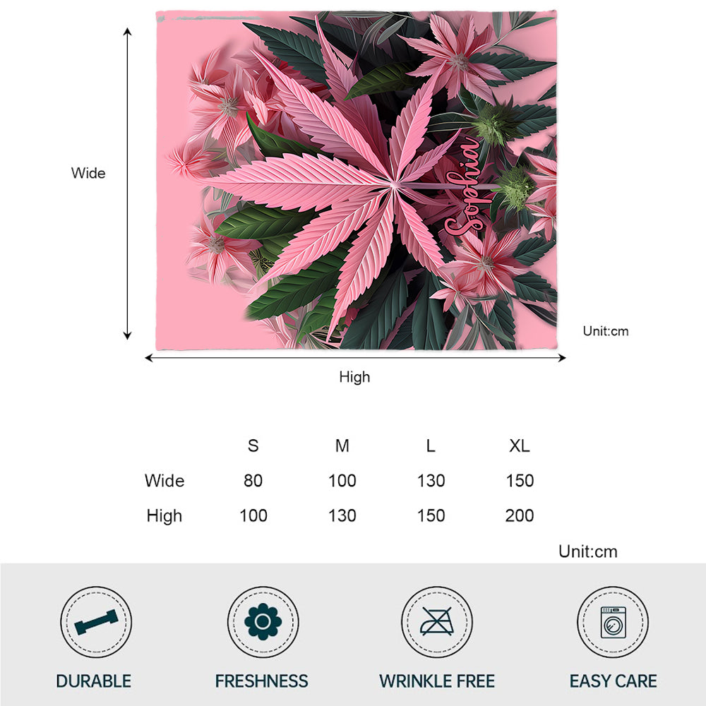 Befreie deinen Geist – personalisierte Cannabis-Decke
