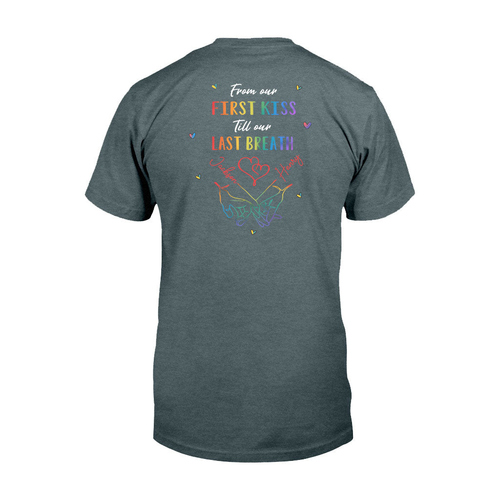 Ich halte dich fest – Personalisiertes LGBT-Unterstützungs-T-Shirt und Hoodie