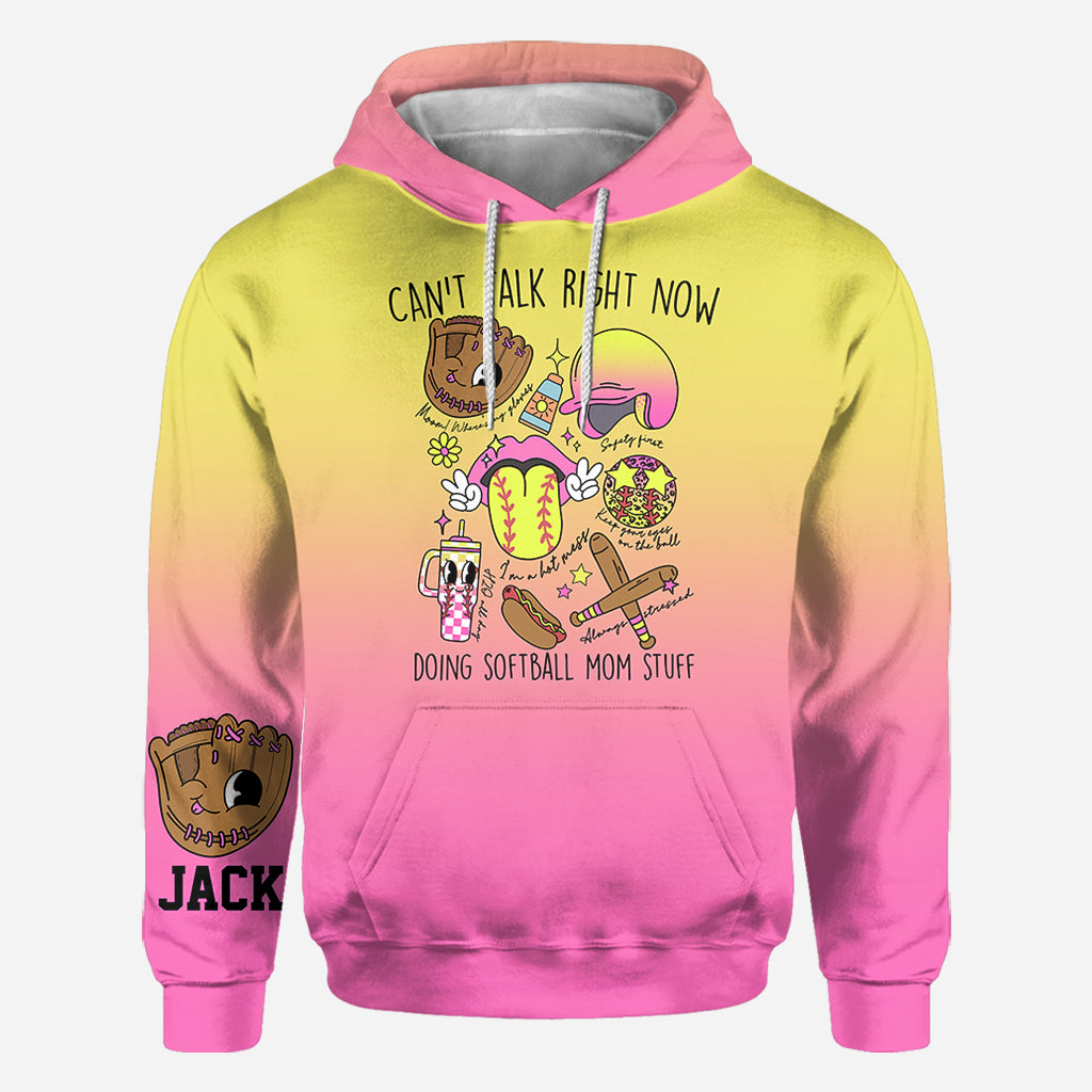 Softball Mom Stuff - Personalized Softball All Over Shirt