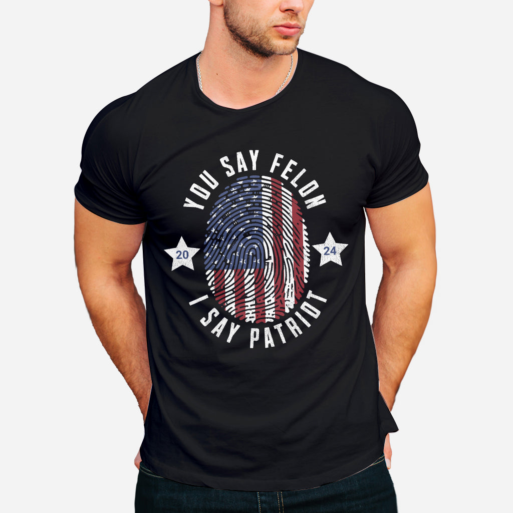 Präsidentschaftskandidat für Schwerverbrecher, Konservatives T-Shirt, Anti-Regierungs-Shirt, Patriotisches T-Shirt, Republikanisches T-Shirt, Anti-Demokratisches T-Shirt, USA-Flagge